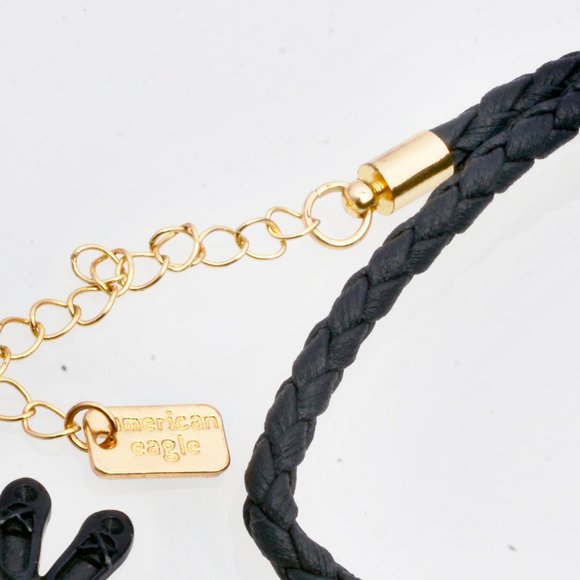 Ballerina Pendant with American Eagle Leather choker - Picture 6 of 8